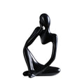 Nordic Style Abstract Thinker Statue Decorative Ornament Desk Collection Bookshelf Creative Sculpture Figurine for Wedding